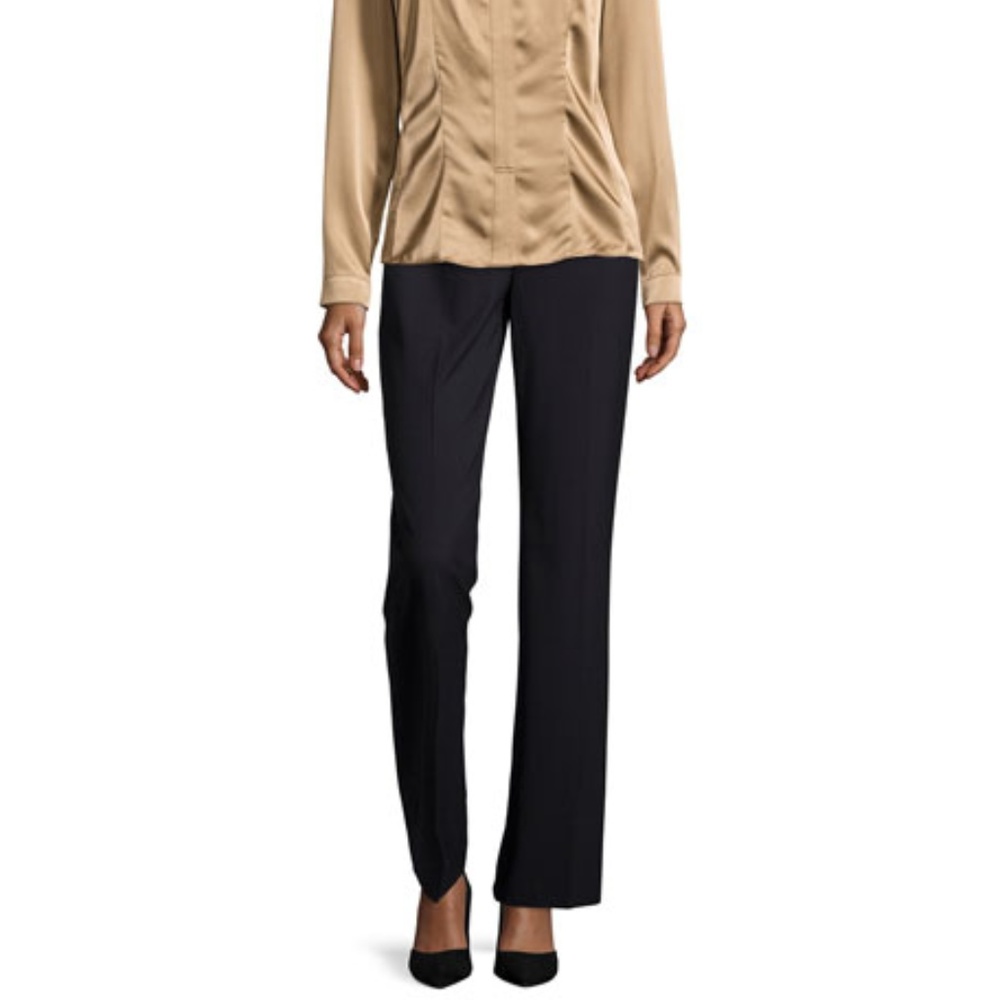 Lafayette 148 Wool Straight Leg Pants